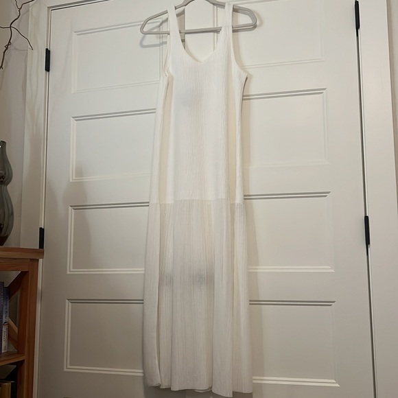 Massimo Dutti White Knit Maxi - Picture 5 of 6